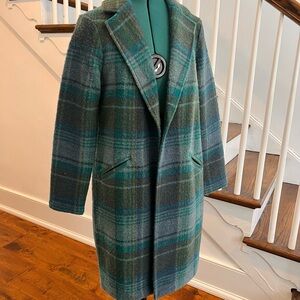 Green Plaid Coat